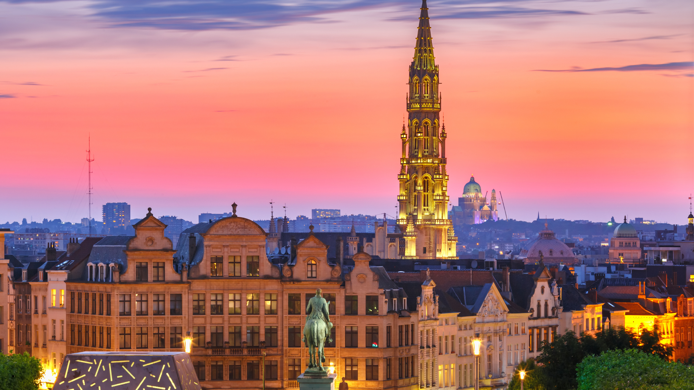 De Louizawijk in Brussel, waar het kantoor gevestigd is
